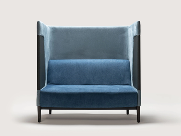 MOI - High-back fabric restaurant booth by Papell Design - view 2